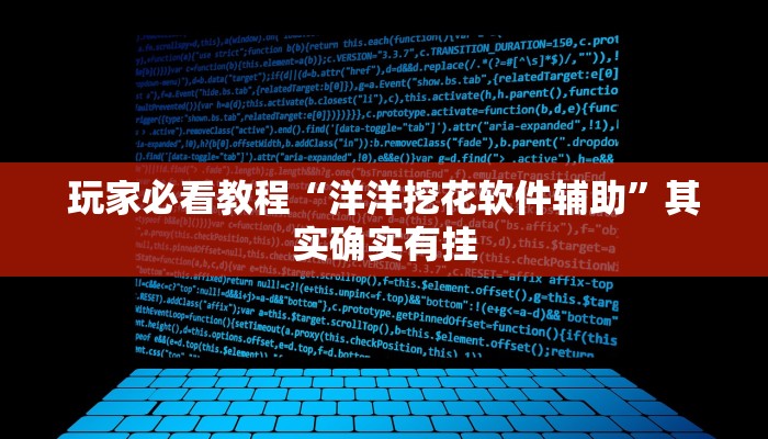 玩家必看教程“洋洋挖花软件辅助”其实确实有挂