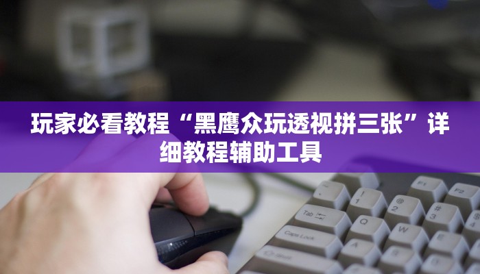 玩家必看教程“黑鹰众玩透视拼三张”详细教程辅助工具