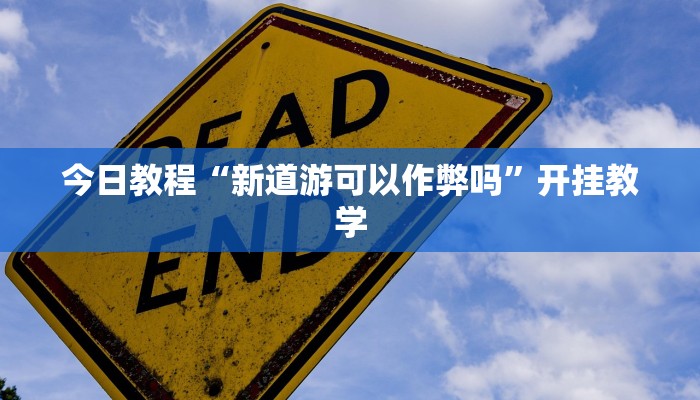 今日教程“新道游可以作弊吗”开挂教学
