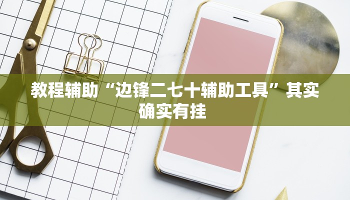 教程辅助“边锋二七十辅助工具”其实确实有挂 教程辅助“边锋二七十辅助工具”其实确实有挂