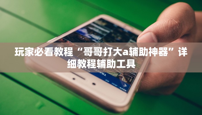 玩家必看教程“哥哥打大a辅助神器”详细教程辅助工具 玩家必看教程“哥哥打大a辅助神器”详细教程辅助工具