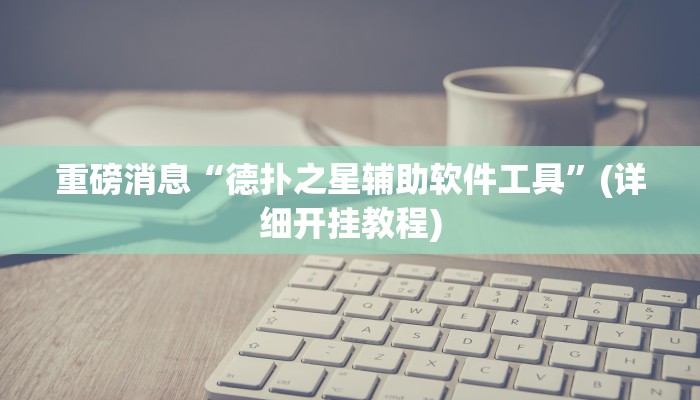 重磅消息“德扑之星辅助软件工具”(详细开挂教程)