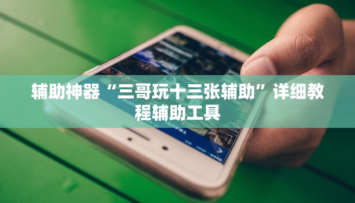 辅助神器“三哥玩十三张辅助”详细教程辅助工具