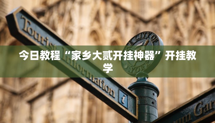 今日教程“家乡大贰开挂神器”开挂教学