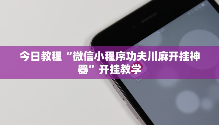 今日教程“微信小程序功夫川麻开挂神器”开挂教学 今日教程“微信小程序功夫川麻开挂神器”开挂教学