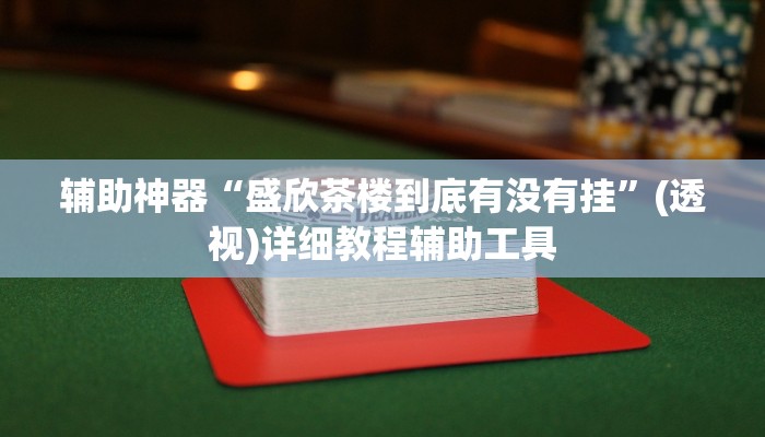 辅助神器“盛欣茶楼到底有没有挂”(透视)详细教程辅助工具 辅助神器“盛欣茶楼到底有没有挂”(透视)详细教程辅助工具