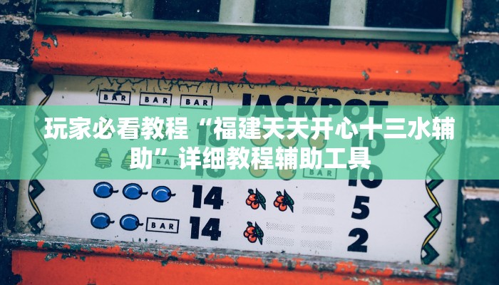 玩家必看教程“福建天天开心十三水辅助”详细教程辅助工具
