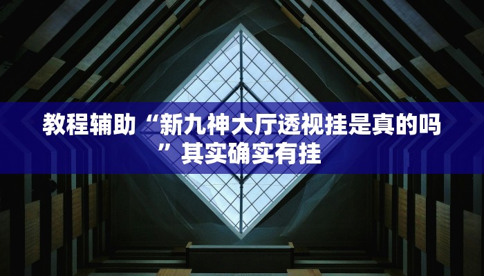 教程辅助“新九神大厅透视挂是真的吗”其实确实有挂 教程辅助“新九神大厅透视挂是真的吗”其实确实有挂